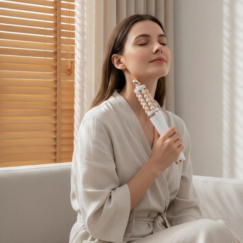 Alat Pijat Wajah Berbentuk Gel - Luxury Skincare Tools ulasan dan harga